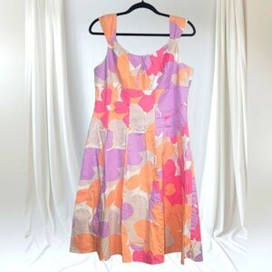 London Style Fit And Flare Dress, Sizs 14